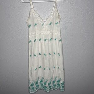 Sweet Luv 2 Luv  Cami Tank Dress with turquoise flowers